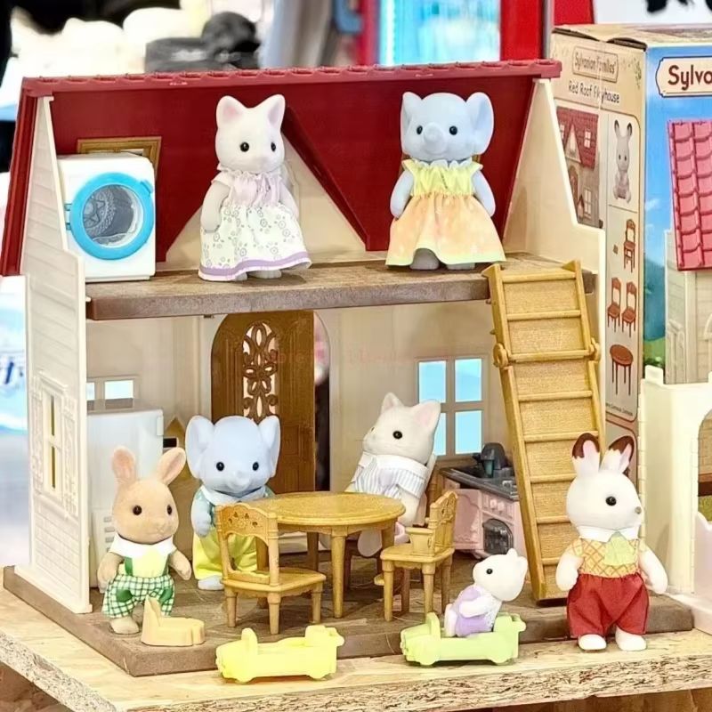 Kitchen Appliances For Kids - Sylvanian Families Panda Elephants Family Of