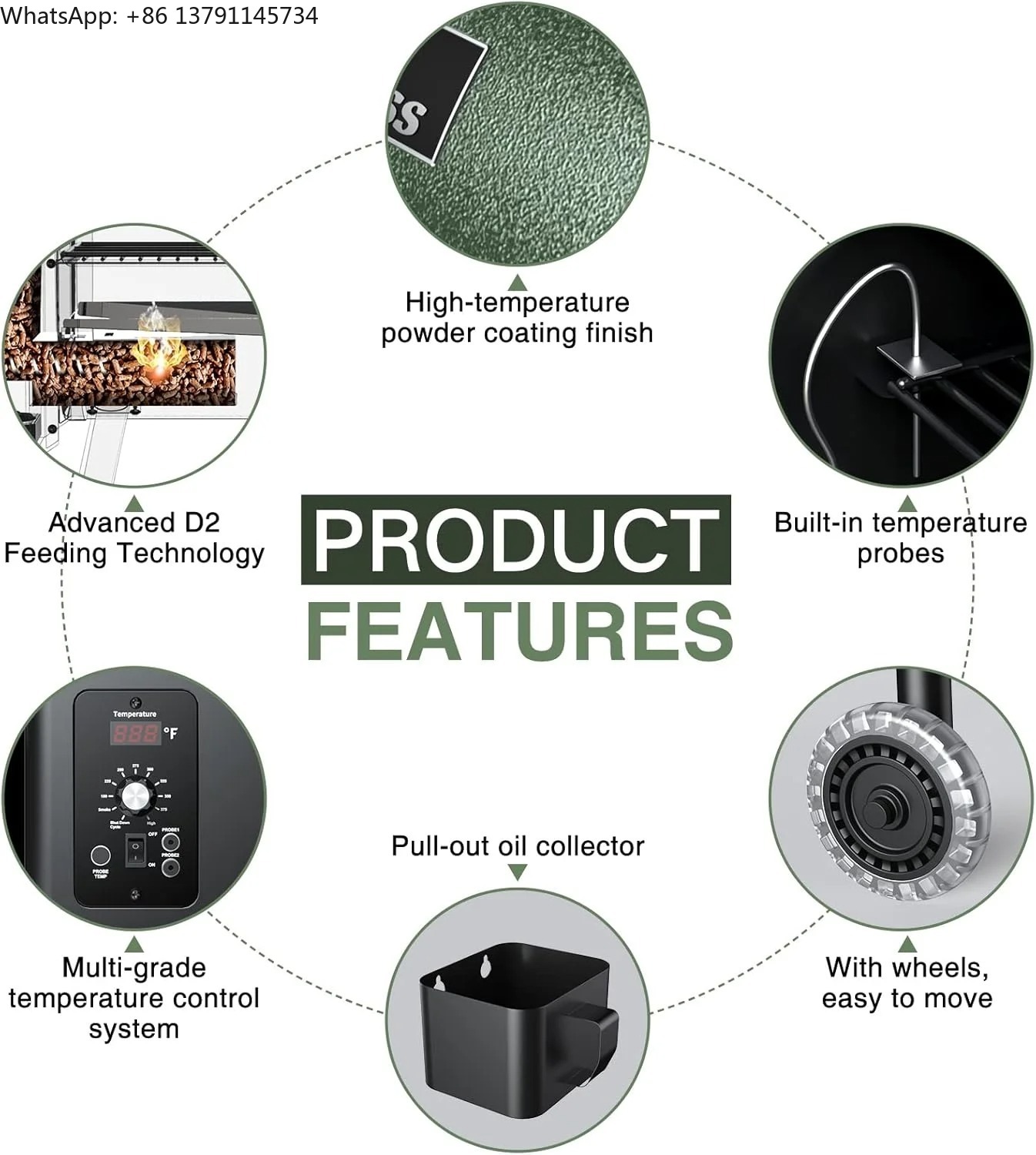 Electric Wood Pellet Smoker Gr - огляд і ціна Electric Smoker Bbq
