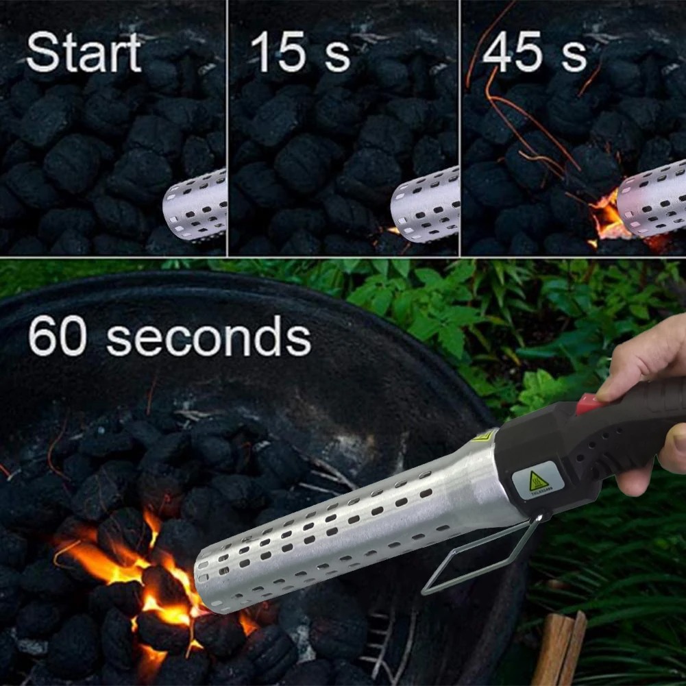 BBQ Starter Charcoal Lighter E - огляд і ціна Electric Smoker Bbq