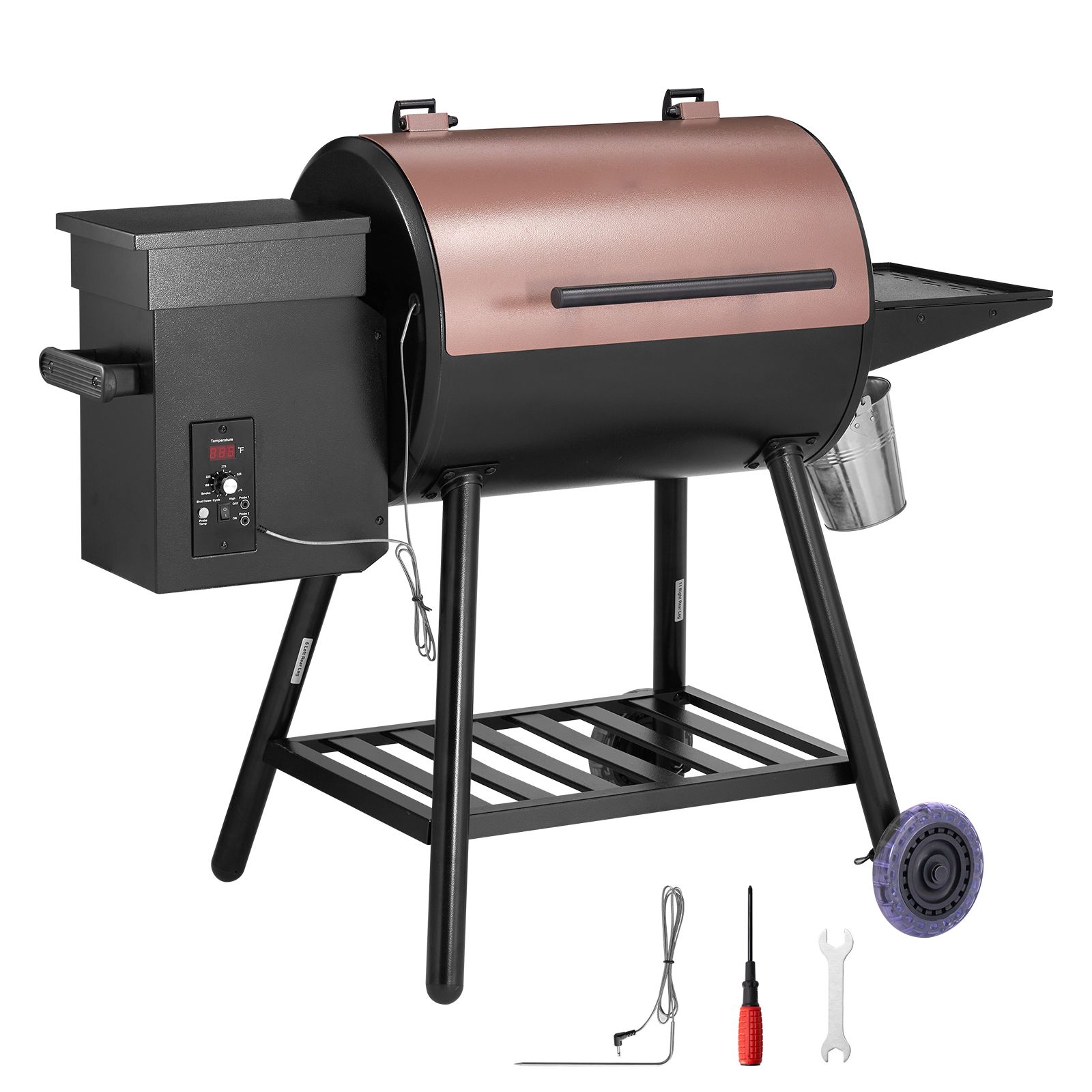 Wood Pellet Grill Smoker, 8 in - огляд і ціна Electric Smoker Bbq