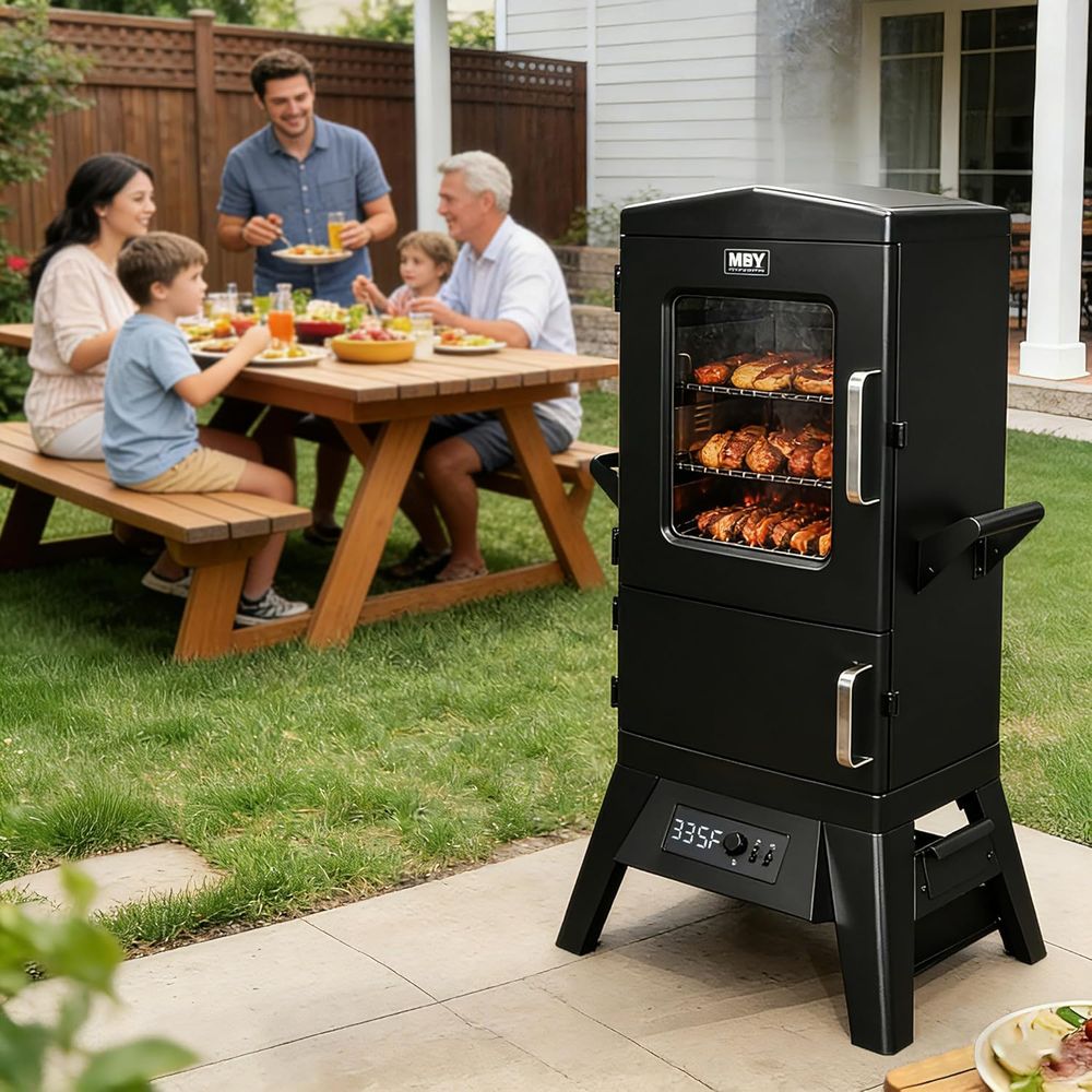 Large Capacity BBQ Electric Sm - огляд і ціна Electric Smoker Bbq