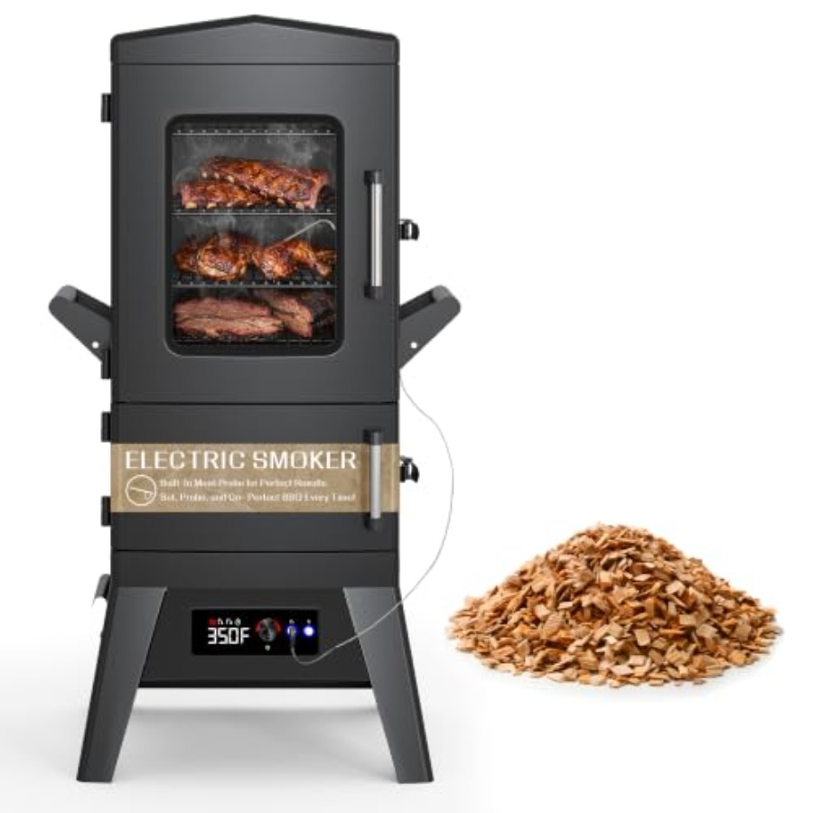 Large Vertical Electric Smoker - огляд і ціна Electric Smoker Bbq