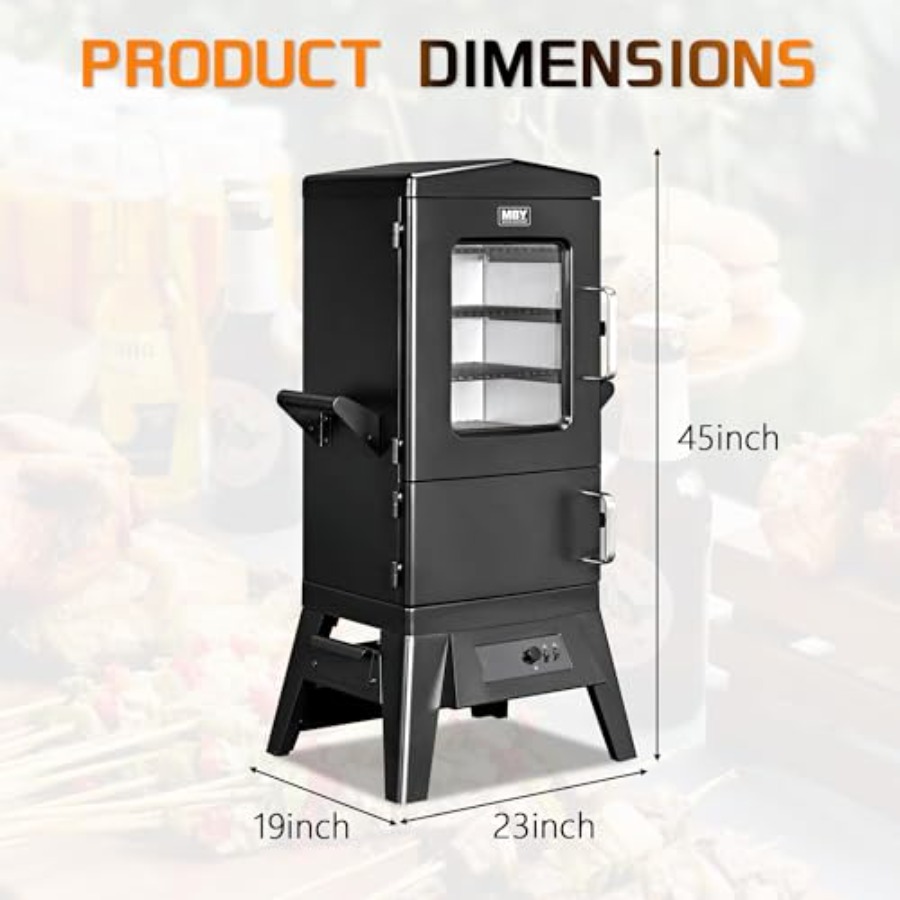 Large Vertical Electric Smoker - огляд і ціна Electric Smoker Bbq