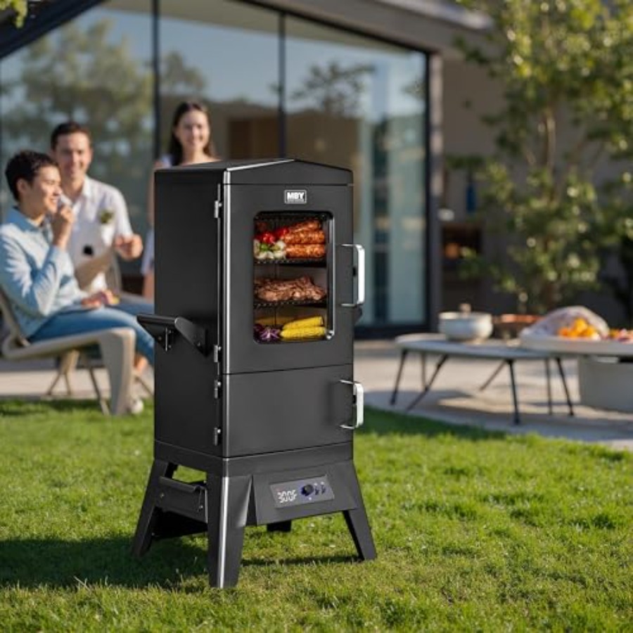 Large Vertical Electric Smoker - огляд і ціна Electric Smoker Bbq