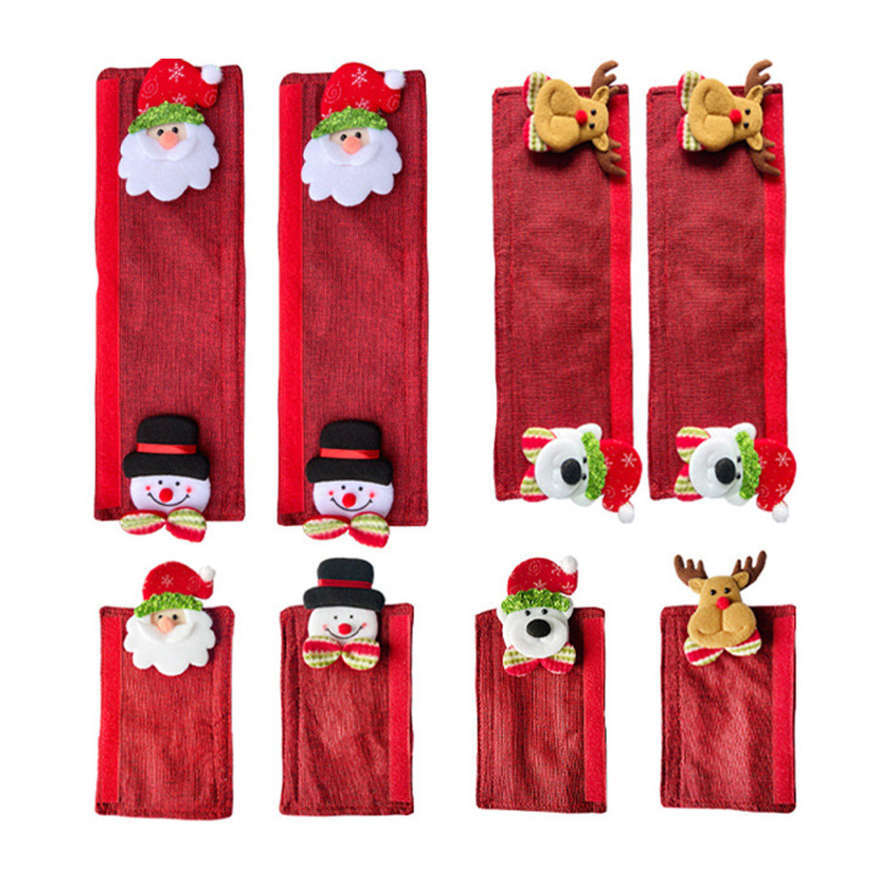 8Pcs Xmas Fridge Handle Covers - огляд і ціна Kitchen Appliances For.Xmas