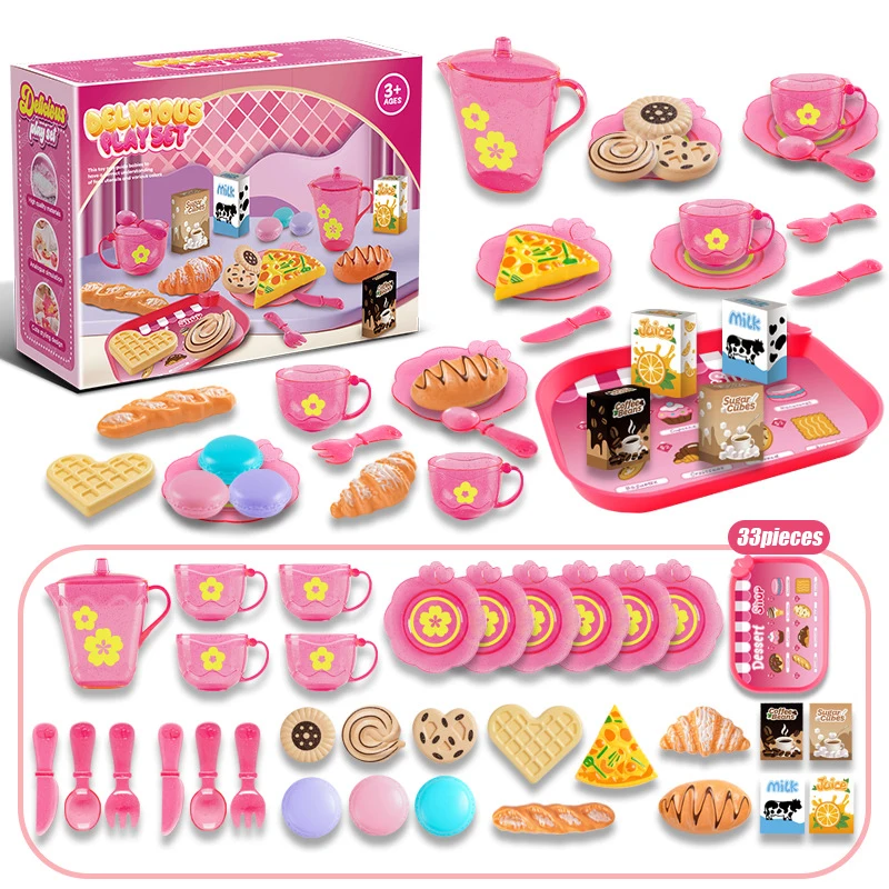 Toy Tea Set For Little Girls T - огляд і ціна Kitchen Appliances For Kids