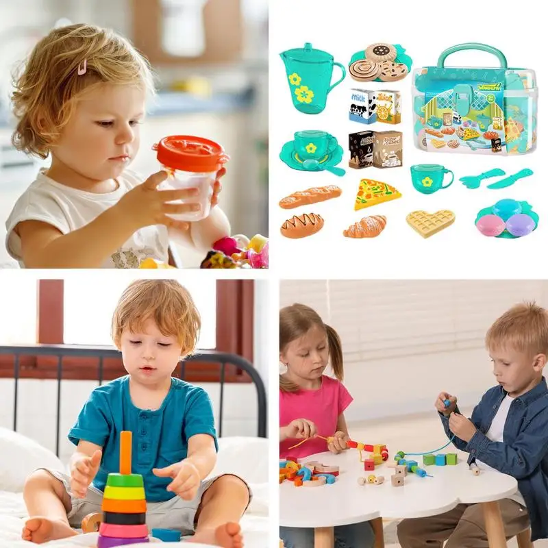 Toy Tea Set For Little Girls T - огляд і ціна Kitchen Appliances For Kids