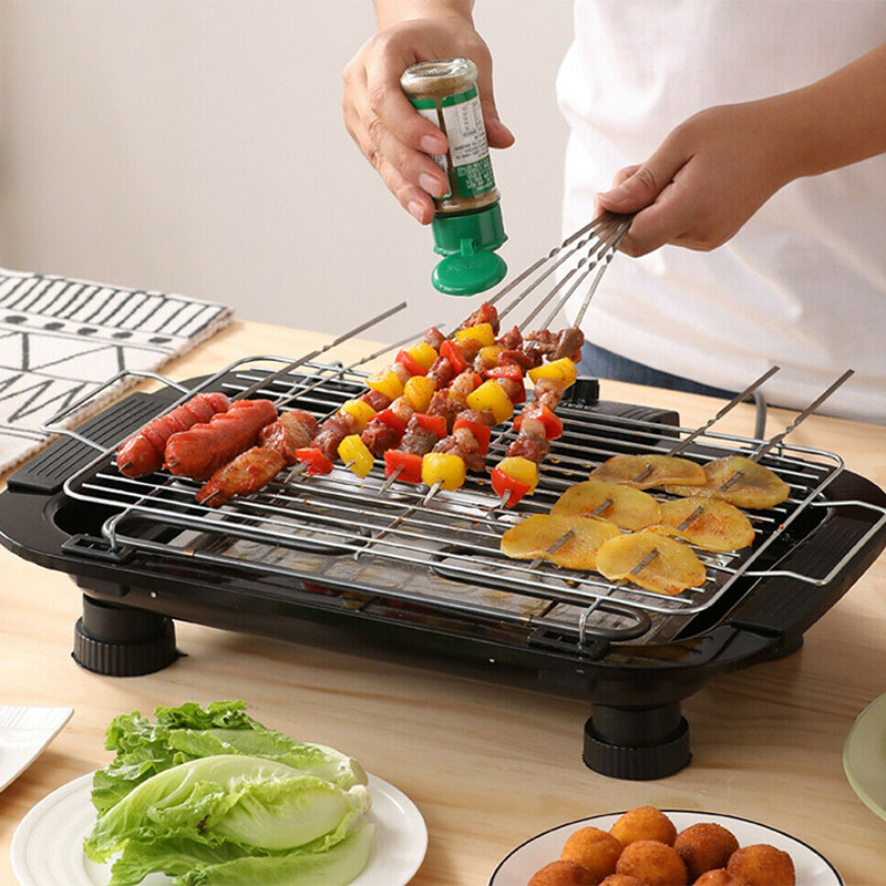 Household Smokeless Grill 2000 - огляд і ціна Electric Smoker Bbq