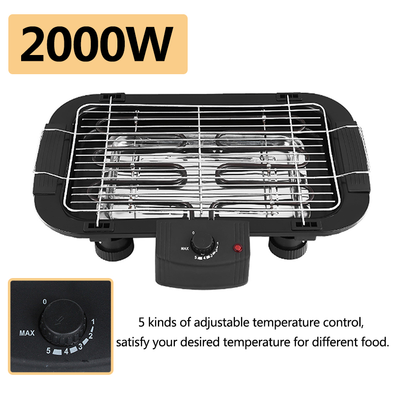Household Smokeless Grill 2000 - огляд і ціна Electric Smoker Bbq