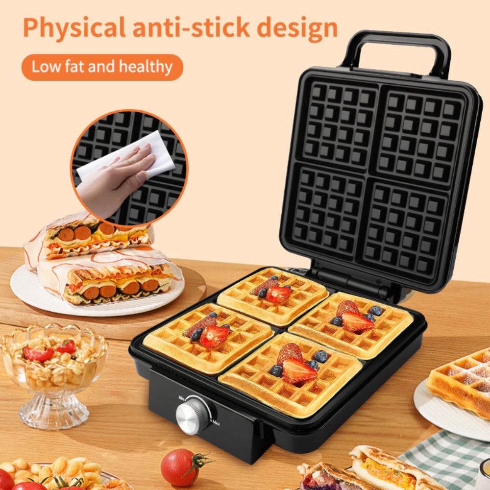 4 Square Belgian Waffle Maker  - огляд і ціна Kitchen Appliances For.Xmas