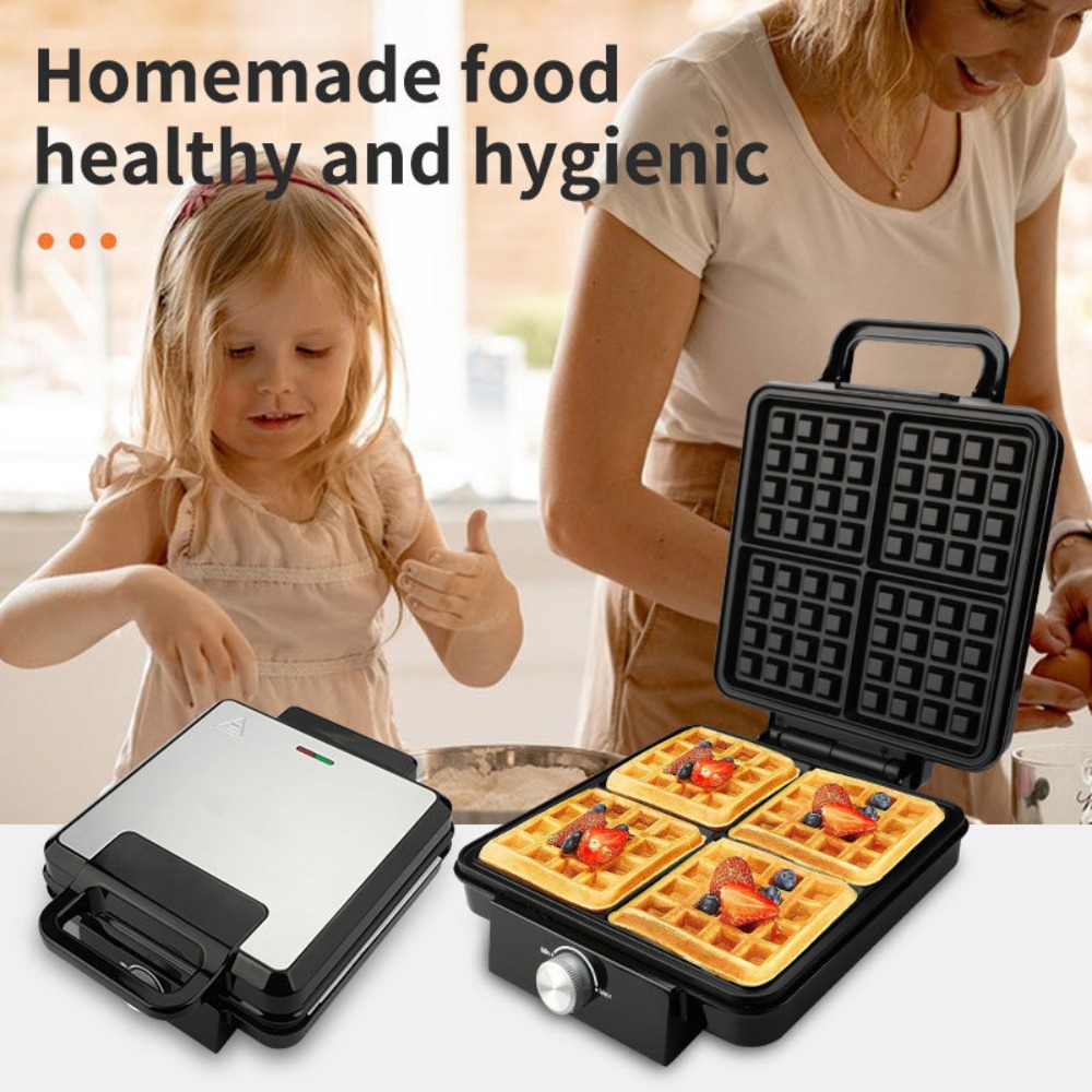 4 Square Belgian Waffle Maker  - огляд і ціна Kitchen Appliances For.Xmas