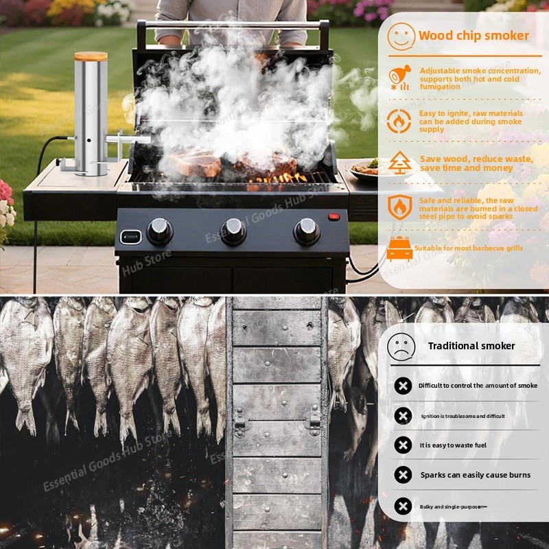 Electric Smoker Machine for BB - огляд і ціна Electric Smoker Bbq